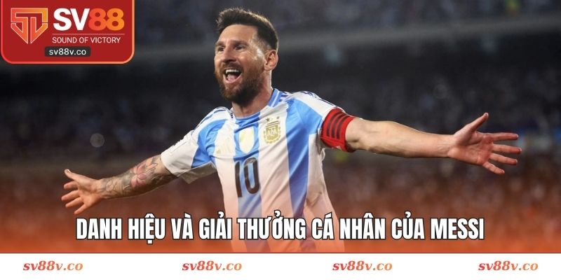Danh hiệu và giải thưởng cá nhân của Messi