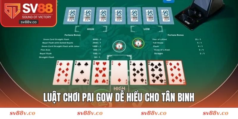 Luật chơi Pai Gow dễ hiểu cho tân binh