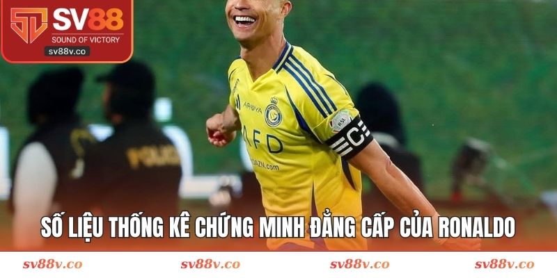 Số liệu thống kê chứng minh đẳng cấp của Ronaldo