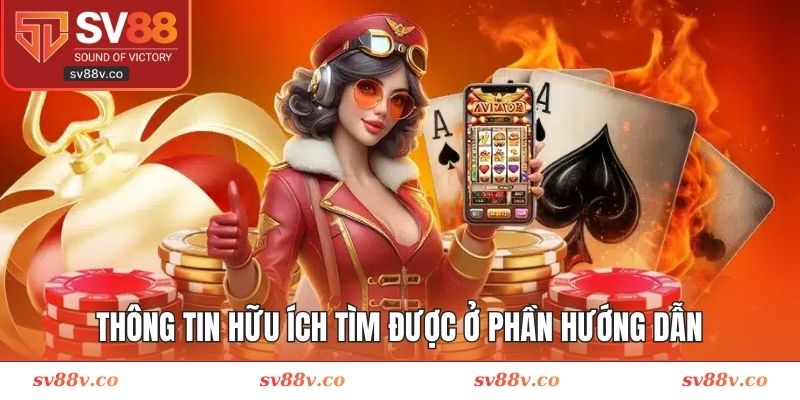 Thông tin hữu ích tìm được ở phần hướng dẫn